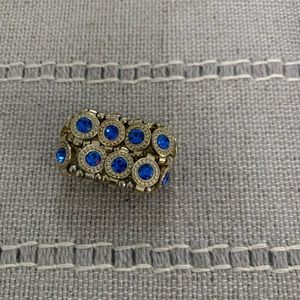 Blue & gold ring